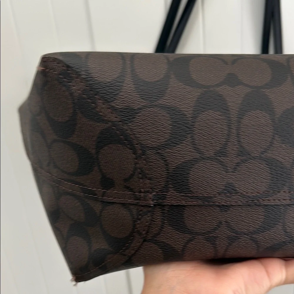 Coach Brown Tote Bag - Picture 6 of 7